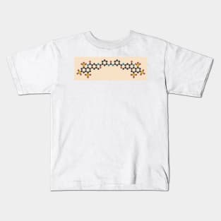 Suramin sleeping sickness drug molecule (F013/0749) Kids T-Shirt